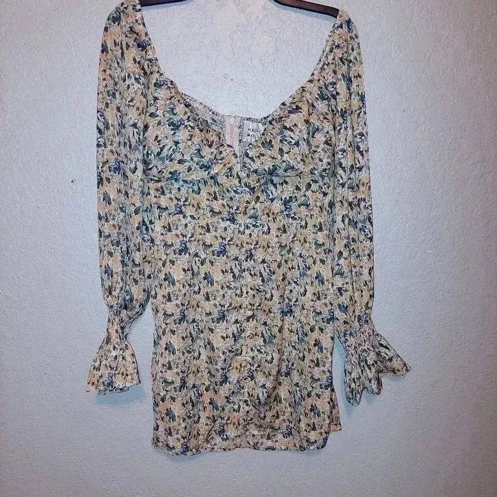 NWT Hello molly love first dress Long Sleeve Size Large - Picture 2 of 12